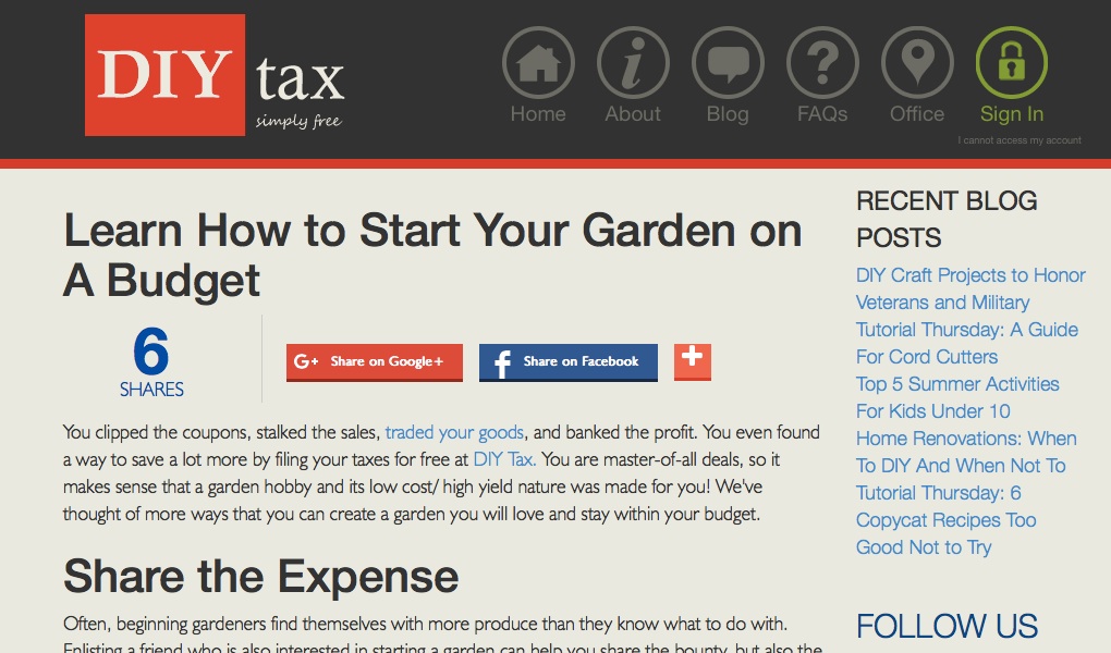 10 blog post ideas for tax software companies